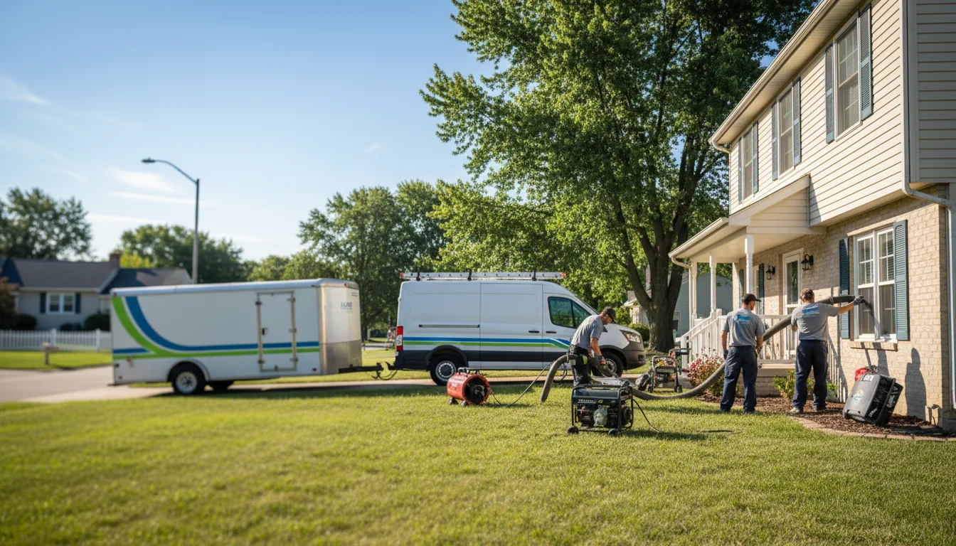 Flooded Basement Restoration And Cleanup With Repair in Odessa, MO near me